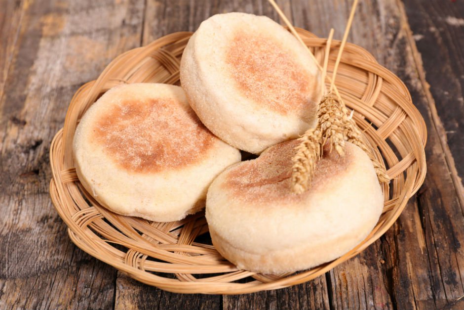 İngiliz Muffin, Tam Buğday,Tost İçin Kızartılmış Kaç Kalori